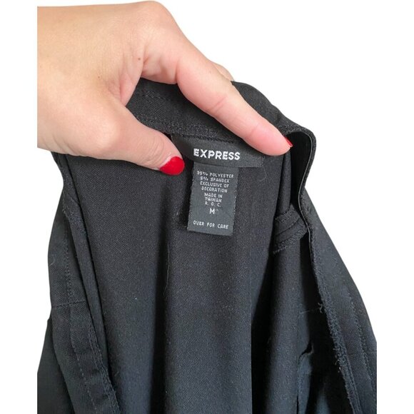 Y2K Express Stretchy skirt with ribbon bow and Ruffle Hem black - Picture 5 of 5